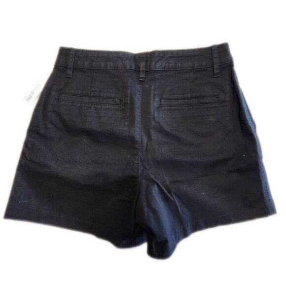 Amazon Essentials NWT Black Basic Shorts, 97% Cotton, 3" Inseam, Size 2 - Picture 3 of 8